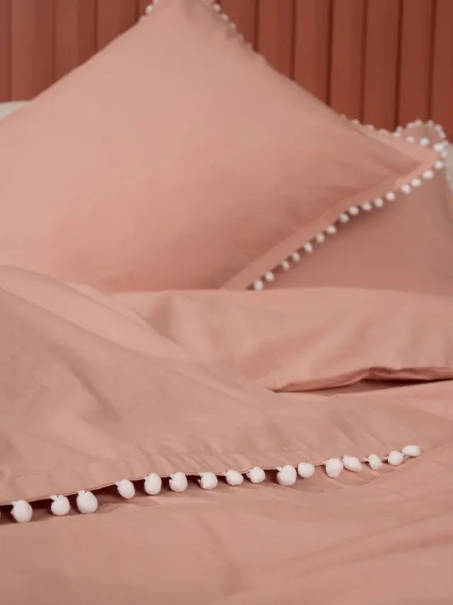 Παπλωματοθηκη Ημιδιπλη 170X240 PON-PON ROSE Palamaiki ROSE ΗΜΙΔΙΠΛΗ 2