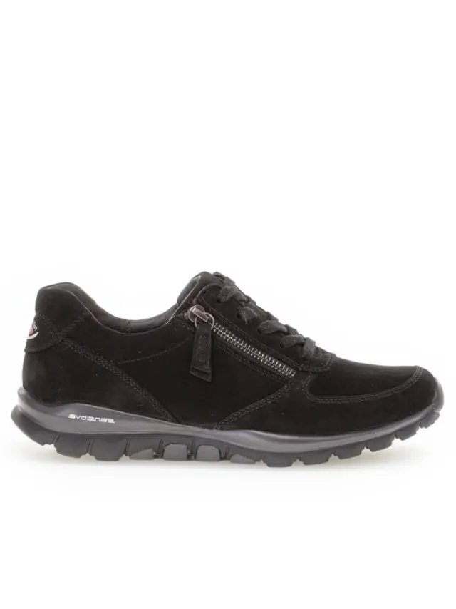 Gabor Sneakers Γυναικείο δέρμα Nubuck Μαύρο GAB/76968 47-SCHWARZ - 36 3