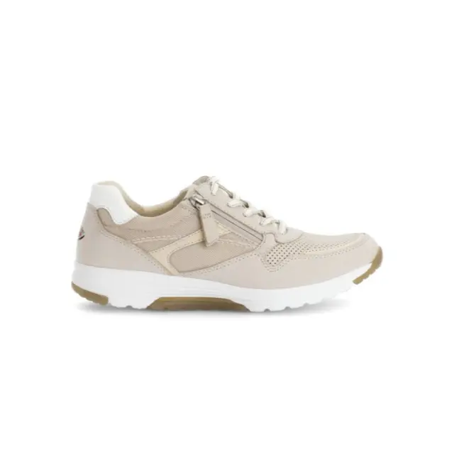Gabor Sneakers Γυναικείο δέρμα/ύφασμα Μπεζ GAB/86978 31-PUDER/WEISS