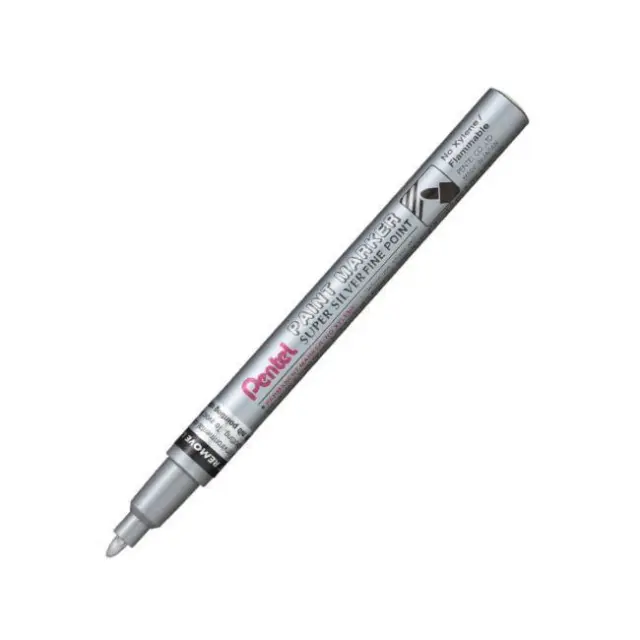 Pentel Μαρκαδόρος Λαδιού Ασημί Fine (MSP10Z)