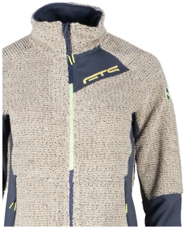 Jacket Waffle Highloft 302442L Ecru Γυναικεία Ζακέτα Fleece GTS - 302442L-01 - 38 2