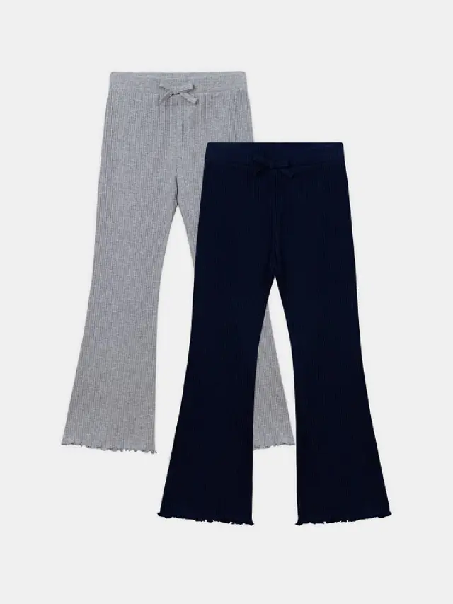 Παιδικό Σετ Κολάν για Κορίτσια Navy Grey ΜΠΛΕ