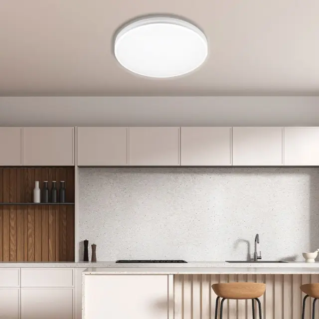 LED Στεγανό 16W-24W-32W NANCY Φωτιστικό Oροφής Πλαφονιέρα IP54 CCT Λευκό VIV005320
