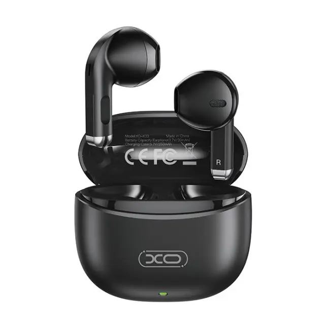 Bluetooth ακουστικά handsfree με θήκη φόρτισης, σε μαύρο χρώμα