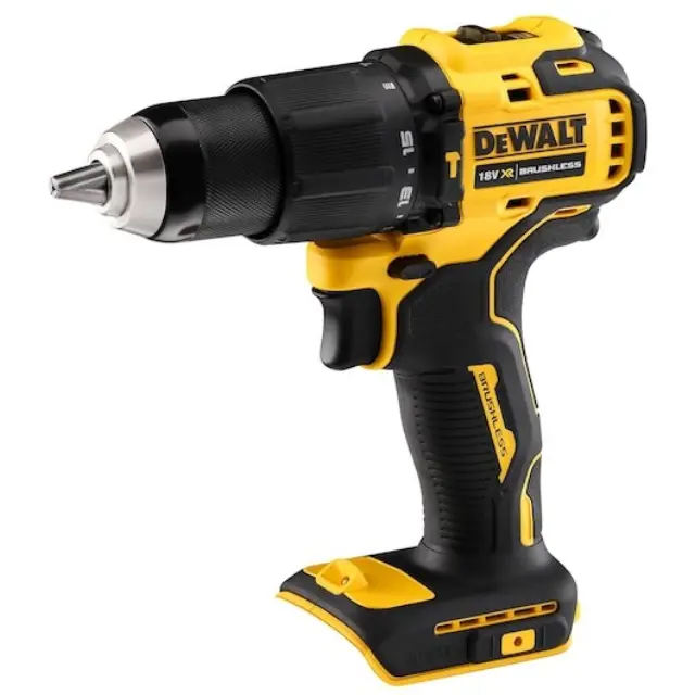 DeWALT DCD709N-XJ drill 1650 RPM Keyless 1.2 kg Black, Yellow