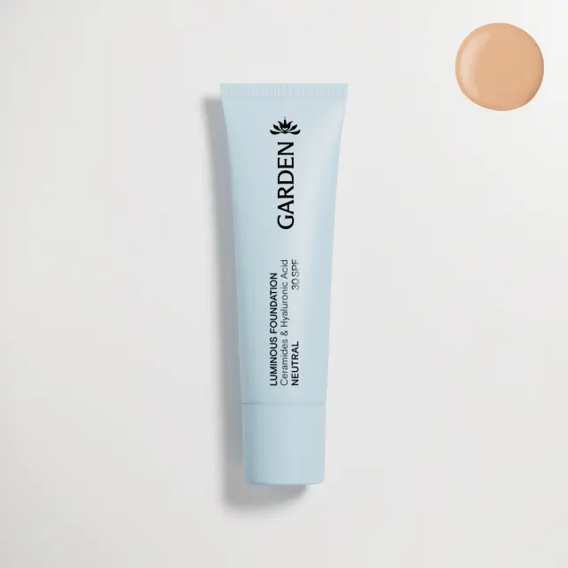 Garden | Luminous Foundation SPF30 με Υαλουρονικό Οξύ και Ceramides 103 Neutral | 30ml