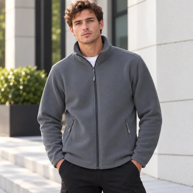 Ζακέτα Fleece Noshame® Γκρι - 552608 - XXL