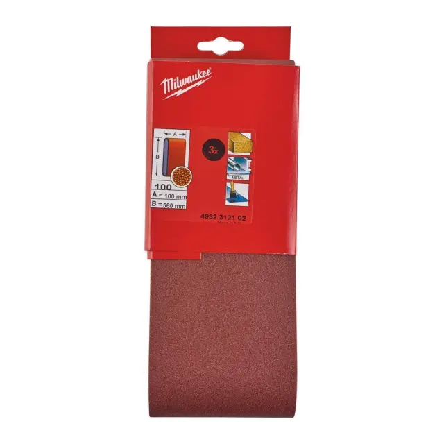 Milwaukee 4932312478 - Ταινία Λείανσης 5τμχ Κ100 75x533mm