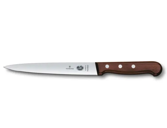 Μαχαίρι φιλεταρίσματος Victorinox με εύκαμπτη λάμα, ξύλινη λαβή και μήκος λεπίδας 18cm 5.3700.18 2