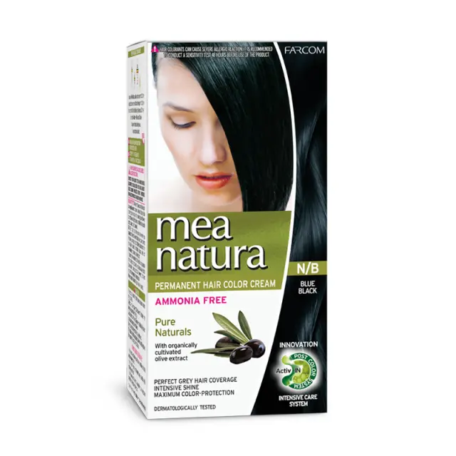 Mea Natura Set Χωρίς Αμμωνία 60ml N/B Μαύρο Μπλε-20353