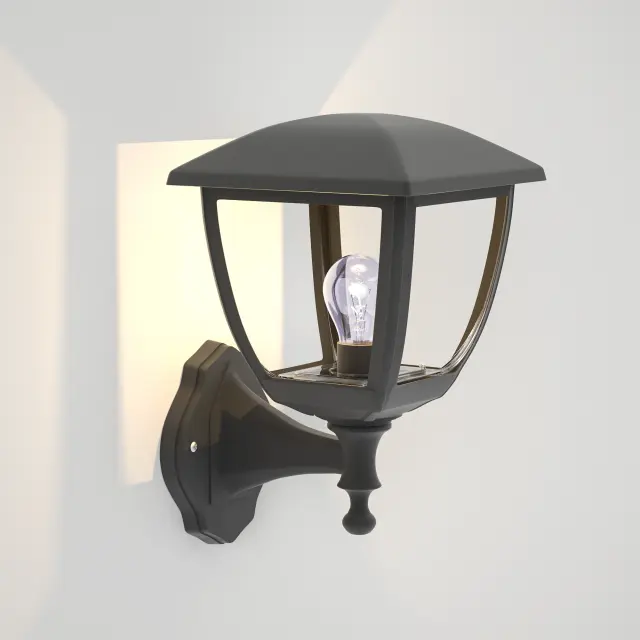 it-Lighting Avalanche 1xE27 Outdoor Wall Lamp Black D:22cmx30cm (80201214) 2
