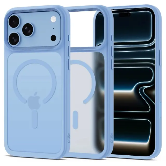 Tech-Protect® Magmat MagSafe CC Θήκη για iPhone 17 Pro/18 Pro- Matte Light Blue.
