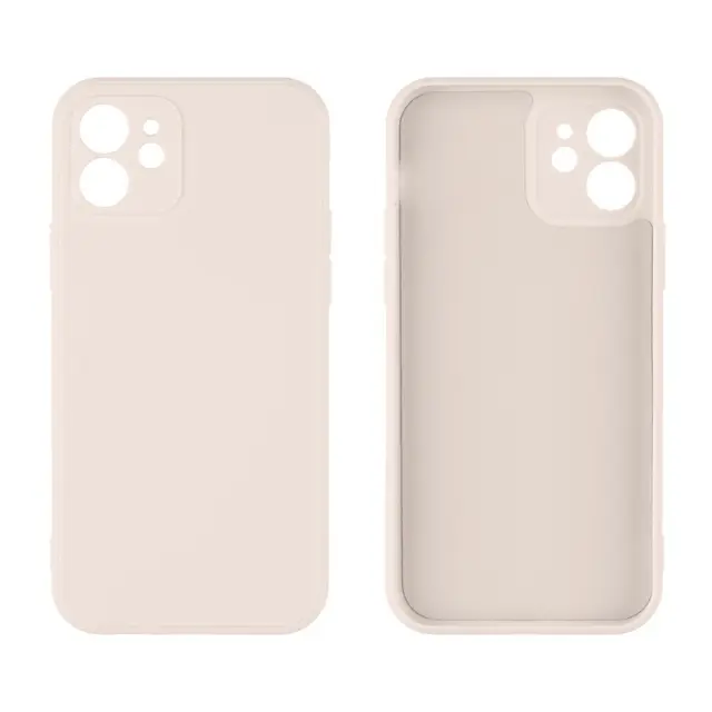 OBAL:ME Matte TPU Case for Apple iPhone 12 Beige 2
