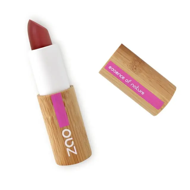 Zao Organic Cocoon Lipstick – Βιολογικό Ενυδατικό Κραγιόν με Ρόδι & Βούτυρο Καριτέ - 412 Mexico