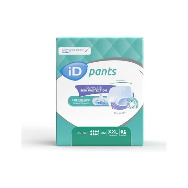 Πανα βρακακι id pants super νυχτος XXLarge 12 τεμαχιων