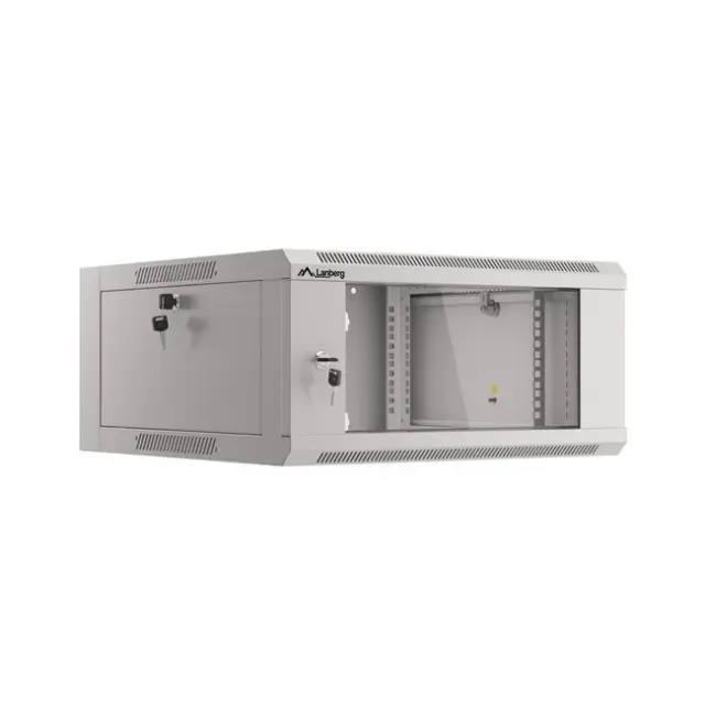 Lanberg Καμπίνα Rack 4U 570x600 Gray (WFFA-5604-10S)