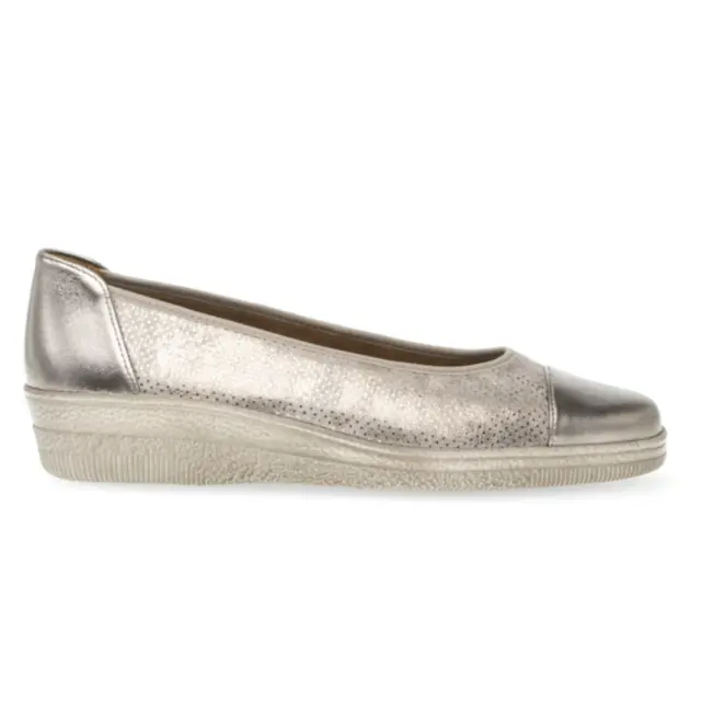 Gabor Μοκασίνια-Loafers Γυναικείο δέρμα/δέρμα Nubuck Χρυσό GAB/26042 62-RAME