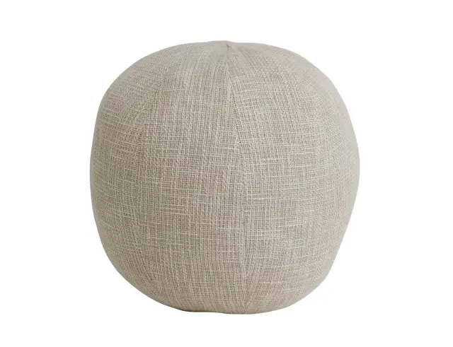 Σκαμπό Πουφ Sanah PTMD Luxury Living με διαστάσεις 30x30x30cm - Cream 121930 3