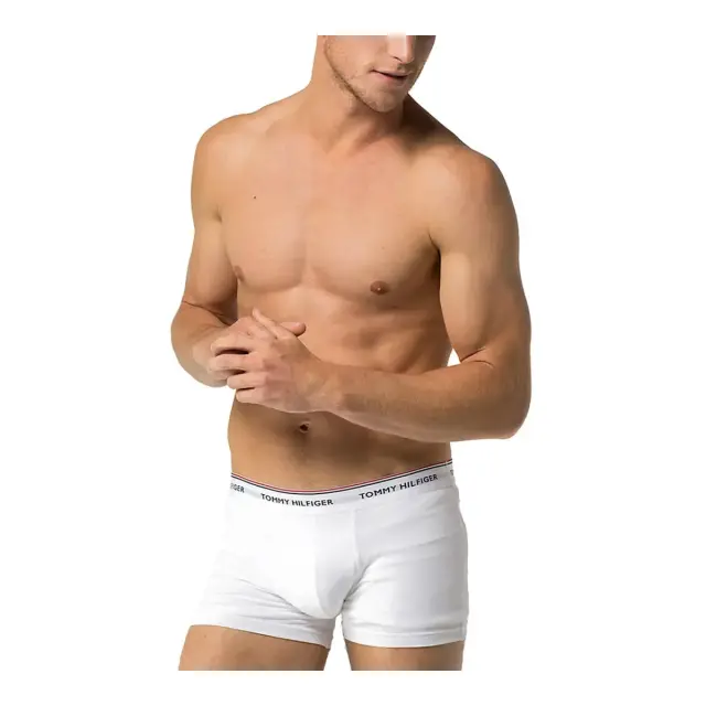 Tommy Hilfiger Ανδρικό Boxer Premium Essential Trunk - Τριπλό Πακέτο, Χρώμα Tango Κόκκινο 3
