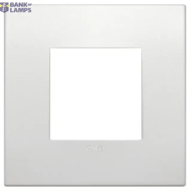 Classic plate 2M metal matt pearl