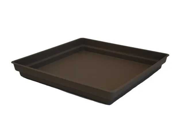 Πιάτο Γλάστρας Τετράγωνο Spicy Brown 26x26x3.6cm
