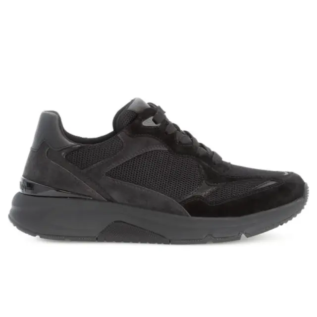 Gabor Sneakers Γυναικείο Δέρμα Nubuck /Ύφασμα Μαύρο GAB/56893 47-schwarz/dark