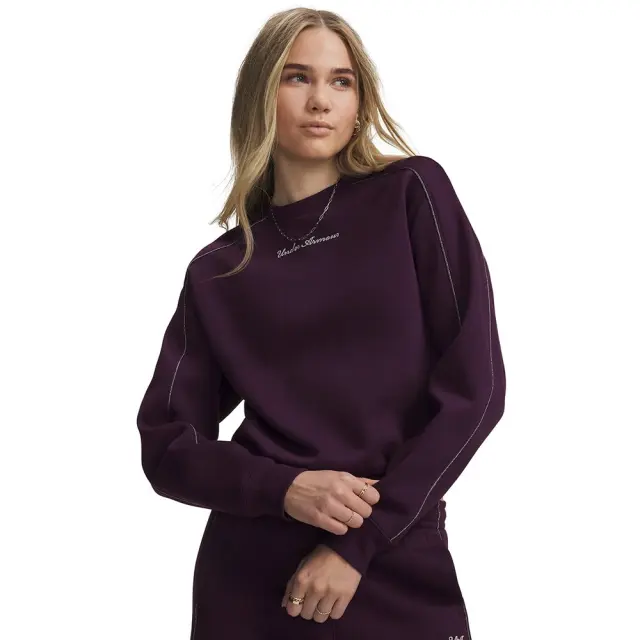 Under Armour Rival Shimmer Crew (6013560-526) - Μώβ