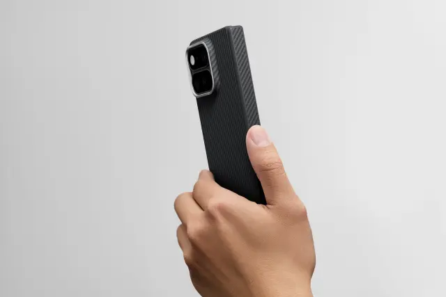Pitaka Edge Case, Back Cover, Black/Grey Twill - Google Pixel 11 Pro Fold 3
