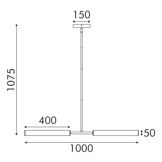 ΚΡΕΜΑΣΤΟ ΦΩΤΙΣΤΙΚΟ LED ACA ABYSS MP240109 ΛΕΥΚΟ-ΧΡΥΣΟ 20W 3000K / MP240109 3