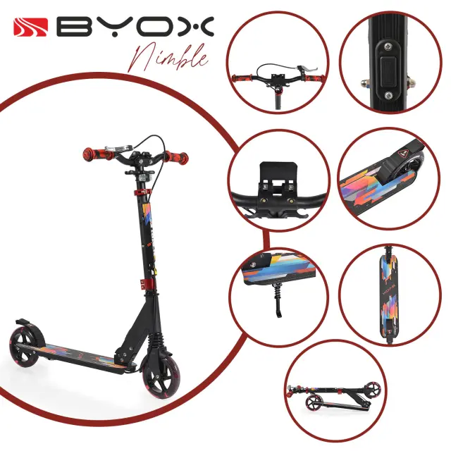 BYOX - Scooter Nimble red - 3800146227722