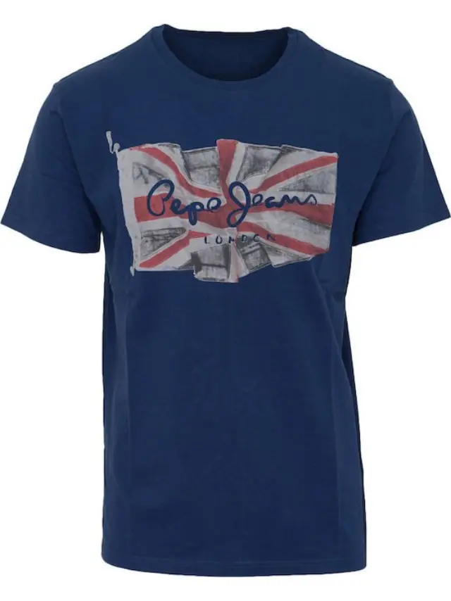 PEPE JEANS M E2 FLAG LOGO-ΑΝΔΡΙΚΗ ΜΠΛΟΥΖΑ THAMES