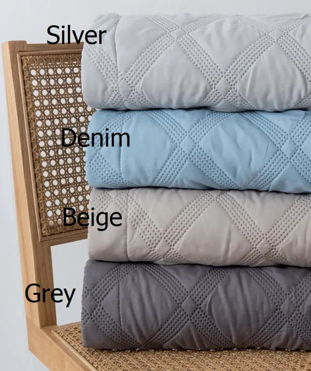 Σετ Κουβερλί 260x240 King Size Palamaiki Ifigeneia 100% Microfiber- Denim 2