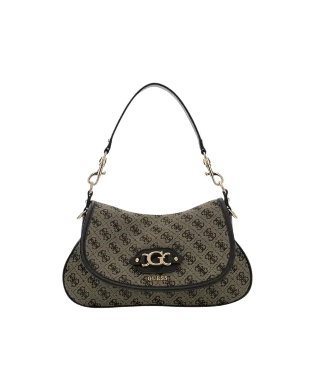 Guess - Γυναικεία Τσάντα Ώμου/Χειρός Samantha HWJT2313190-BLO Μαύρο