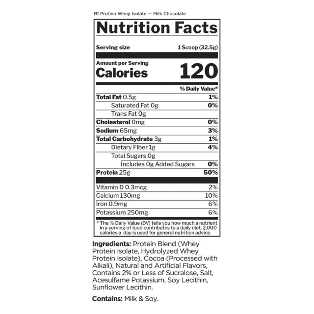 Rule1 Proein Whey Isolate Sample 2