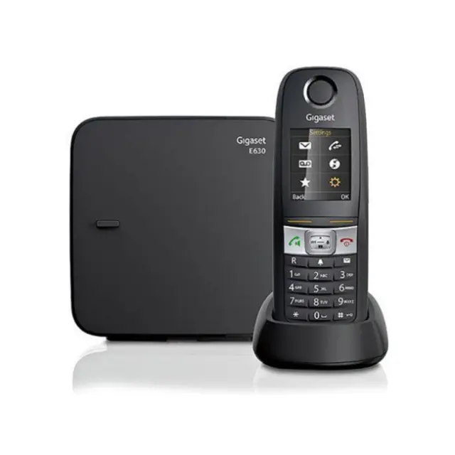 Gigaset Ασύρματο Τηλέφωνο E630 Black (S30852-H2503-C101)
