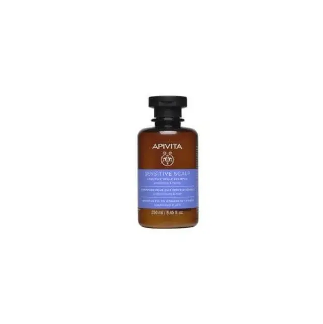 Apivita Sensitive Scalp Shampoo with Prebiotics & Honey Σαμπουάν για Ευαίσθητο Τριχώτο με Πρεβιοτικά και Μέλι, 250ml