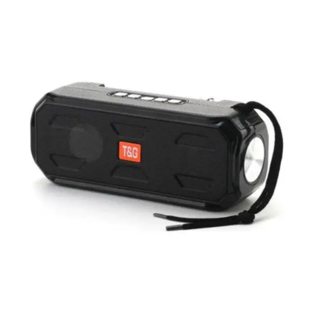 T&G TG-280 Ηχείο Bluetooth 5W με Ραδιόφωνο και 4 ώρες Λειτουργίας - ΜΑΥΡΟ