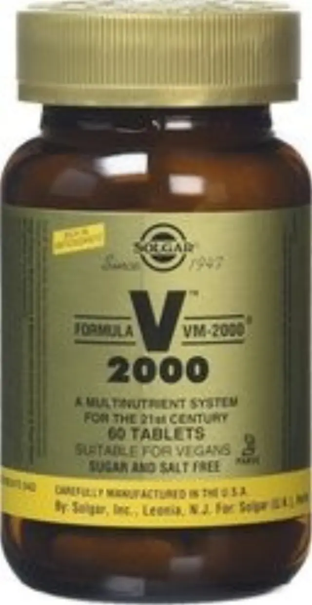 SOLGAR Formula Vm-2000 Συμπλήρωμα Διατροφής Πολυβιταμινών για Ενέργεια & Γερό Ανοσοποιητικό 60Tabs