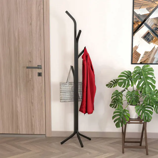 Καλόγερος Triad Megapap μεταλλικός χρώμα μαύρο 37,5x37,5x146,8εκ. 3