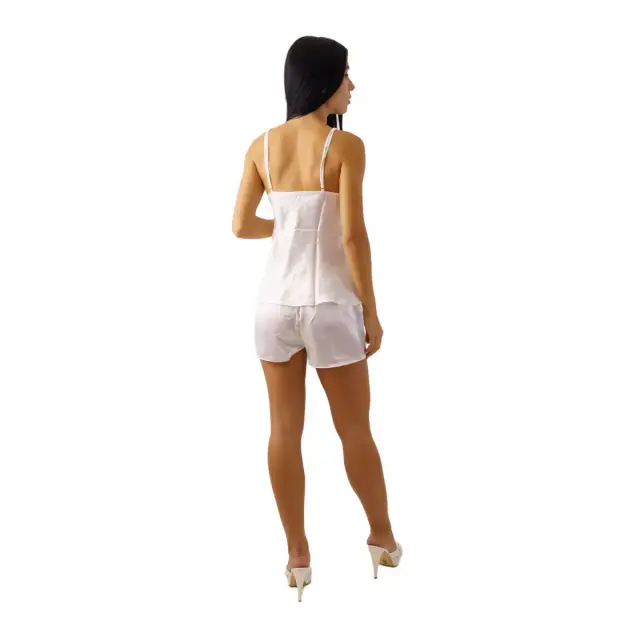 FMS Γυναικείο Babydoll Σατέν Dorothy, Χρώμα Λευκό 2