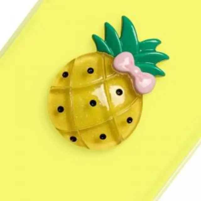 Θήκη TPU & PC inos Apple iPhone 15 Fresh Pop Pineapple Κίτρινο N70871 2