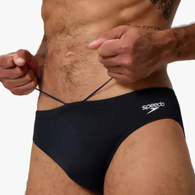 Speedo Men's Endurance+ Logo Brief 2.5inch Swim Slip Μαύρο 8A000163002 (Speedo) 3