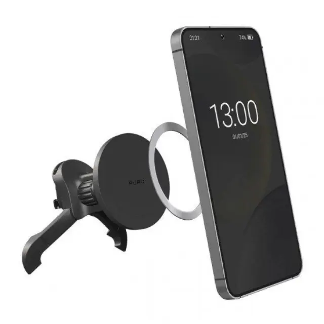 Puro® MagSafe Βάση Κινητού Αυτοκινήτου με Μαγνήτη- Black 2