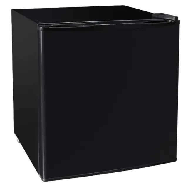 Ψυγείο Mini Bar 41L με εσωτερικό φωτισμό LED, ενεργειακής κλάσης E, σε μαύρο χρώμα.