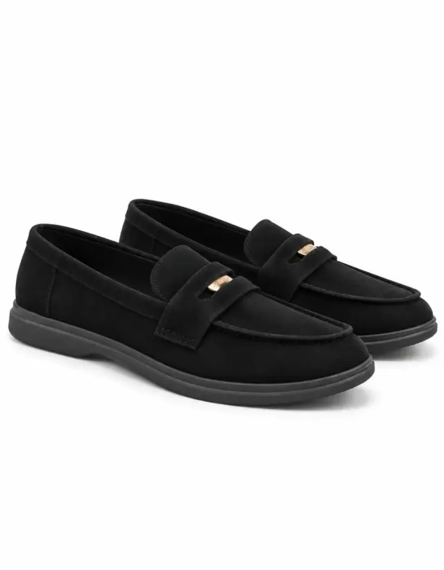 Loafers καστόρι μοκασίνι μέ διακοσμητικό - 37 3