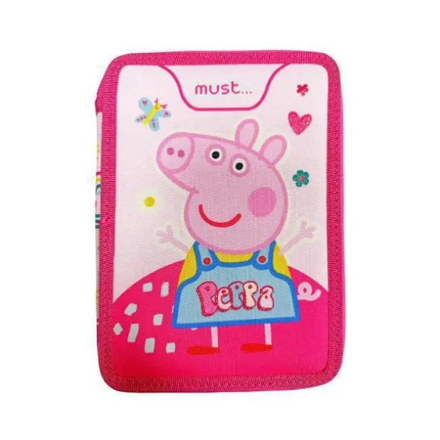 Must Κασετίνα Διπλή Γεμάτη Peppa Pig (000482742)