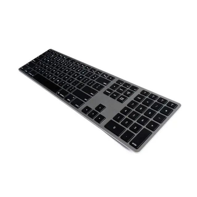 Matias Keyboard FK418 100% Gray / Black (FK418BTLB-UK)