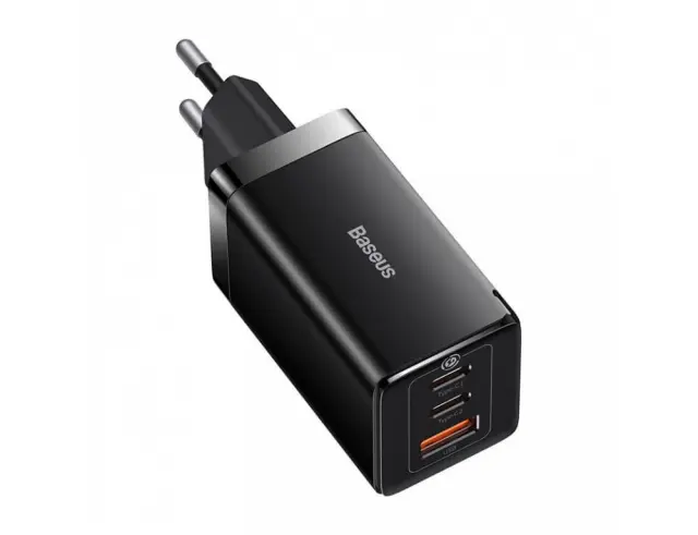 Baseus Φορτιστής Χωρίς Καλώδιο με Θύρα USB-A και 2 Θύρες USB-C 65W Quick Charge 3.0 Μαύρος (GaN5 Pro) (CCGP120201) (BASCCGP120201) 2