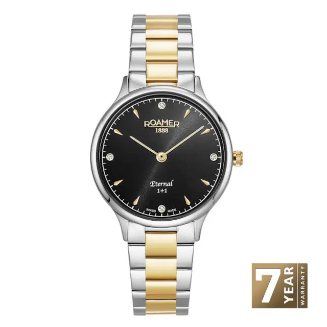 Roamer Eternal, Women's Watch, Silver Stainless Steel Bracelet 863857-47-55-50