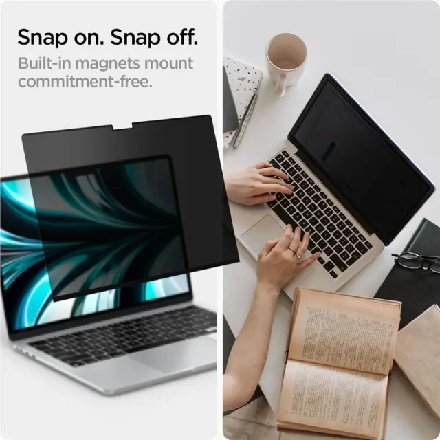 Spigen SafeView 1 Pack - MacBook Air 13" M4/M3/M2 3